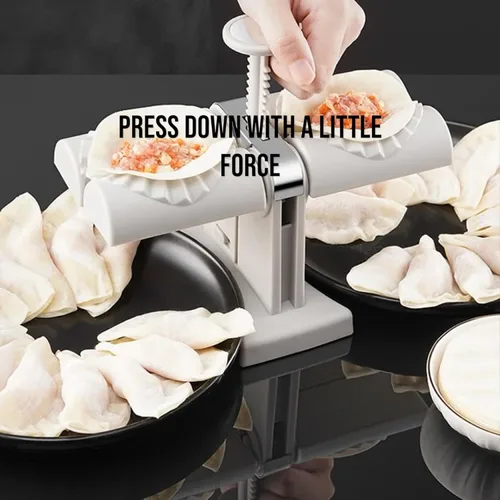 Miniatura 3 de Máquina para hacer bolas de masa, juego de 6 piezas fácil y rápido de preparar con esta prensa para hacer empanadas, comparte tiempo con familiares