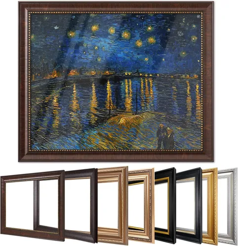 Miniatura 77 de DECORARTS - Serie de pinturas enmarcadas de Vincent Van Gogh (favoritos) – impresión giclée de arte en lienzo.