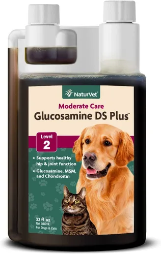 Miniatura 14 de NaturVet – Glucosamina DS Plus - Nivel 2 Cuidado Moderado – Apoya la Función Saludable de Cadera y Articulaciones – Mejorado con Glucosamina, MSM