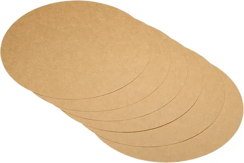 Miniatura 20 de PATIKIL Papel de cartón redondo de 9.8 pulgadas, 20 unidades de círculos de disco en blanco para decoración de fiestas, manualidades, manualidades