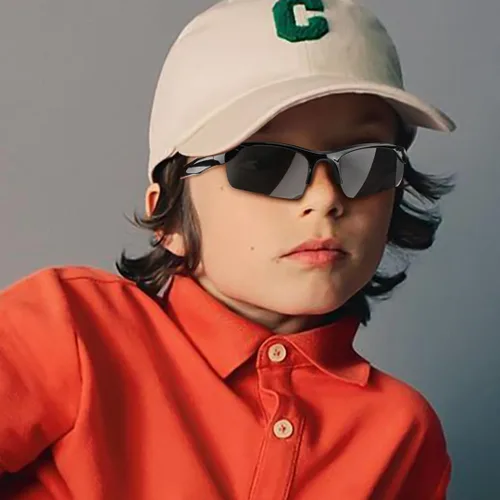 Miniatura 2 de KENBO Polarized Sports Sunglasses for Kids Wrap Around Sunglasses Baseball Cycling UV Protection for Boys Girls Age 3-10