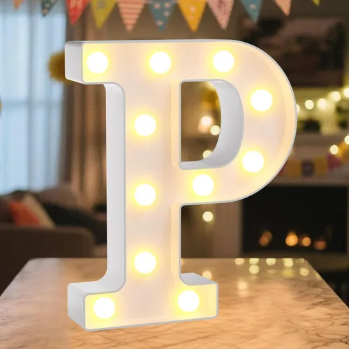 Miniatura 24 de Letrero de números con luz LED de marquesina, letrero de números de cumpleaños iluminado para decoración de fiesta de cumpleaños, pared de bar