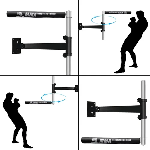 Miniatura 5 de INNOLIFE Barra de boxeo Entrenador de velocidad de perforación de peso ligero Barra giratoria Montaje en pared Fácil configurar