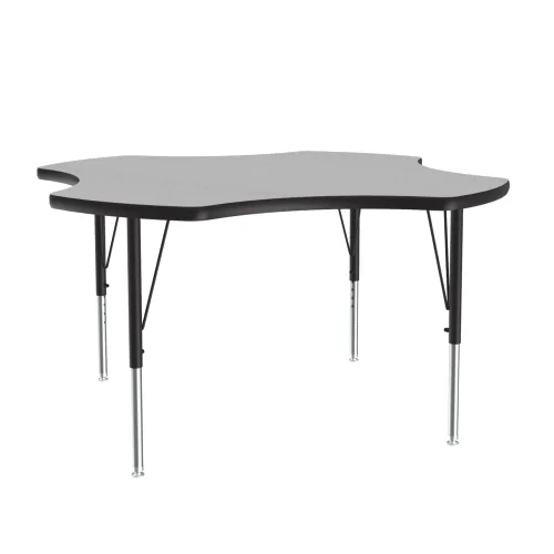 Miniatura 51 de Correll Mesa de Actividades Rectangular para Aula de 24"x36", Altura Ajustable (19"-29"), Granito Negro Laminado Térmico Fusionado Duradero