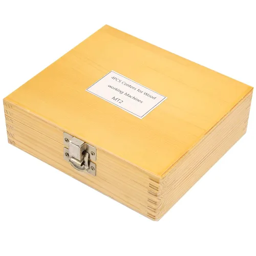 Miniatura 8 de MT1/MT2 Juego de centro de torno de madera, 4 piezas, juego de vasos de estímulo de torno de madera, juego central de taza de torno de torneado