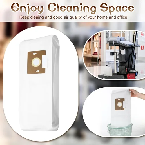 Miniatura 5 de Threlaco Paquete de 20 bolsas de repuesto para aspiradora tipo F compatibles con Riccar Supralite vertical Vac Rsl1a Rsl2 Rsl3 Rsl4 Rsl5 F3600 F3500