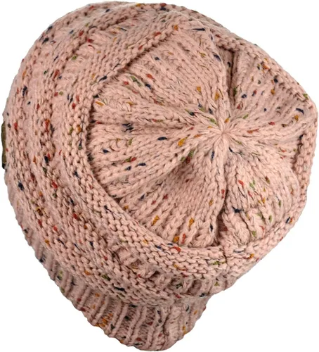 Miniatura 212 de C.C Trendy Warm Chunky Soft Stretch Cable Knit Beanie