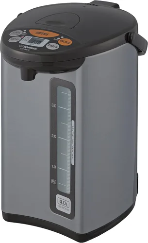 Miniatura 5 de Zojirushi NS-TSC18 Micom - Olla arrocera y calentador, 10 tazas y calentador de agua Micom, 135 onzas / 4.0 litros, color plateado