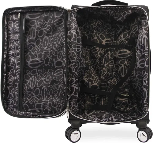 Miniatura 4 de BEBE Carissa 21" Expandible Spinner de mano para mujer, Bebe Negro lanzado, Carissa - Maleta giratoria extensible de 21 pulgadas