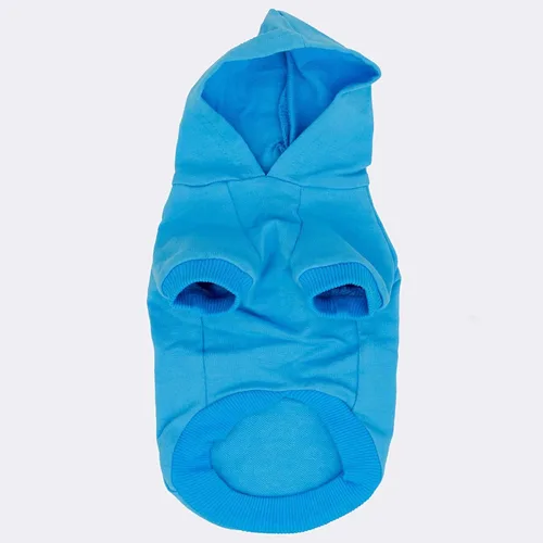 Miniatura 4 de LOPHIPETS Sudaderas con capucha de algodón para perros pequeños, chihuahua, ropa para cachorros, abrigo para clima frío, color azul Cambridge