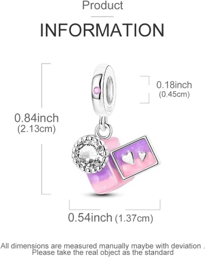 Miniatura 230 de Hapour Dijes de plata de ley 925 para pulseras, collar, joyería europea, colgante de cuentas para mujeres y madres