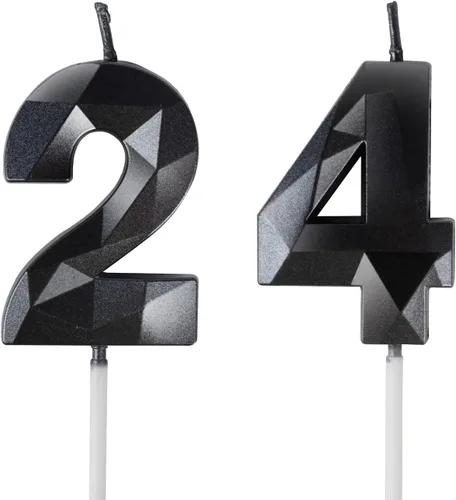 Miniatura 14 de Velas de cumpleaños número 15, velas número 15, velas de feliz cumpleaños de oro rosa para pastel, decoraciones de cobertura de pastel de diseño 3D
