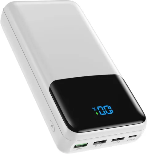 Miniatura 9 de Cargador portátil de 50000 mAh, USB-C PD de 30 W de carga rápida, batería externa de alta capacidad para campamento, cargador de teléfono portátil