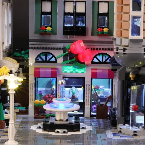 Miniatura 2 de BRIKSMAX Kit de iluminación LED para Assembly Square – Compatible con el modelo de bloques de construcción Lego 10255 – no incluye el set de Lego