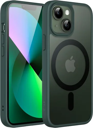Miniatura 11 de JETech Funda magnética para iPhone 13 de 6.1 pulgadas, compatible con MagSafe, translúcida mate, delgada, a prueba de golpes, color negro