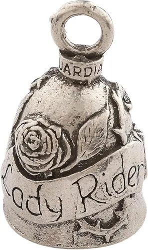 Miniatura 62 de Guardian Bell Good Luck Bell w/Keyring & Black Velvet Bag Motorcycle Bell Lead-Free Pewter Made in USA Phoenix Biker