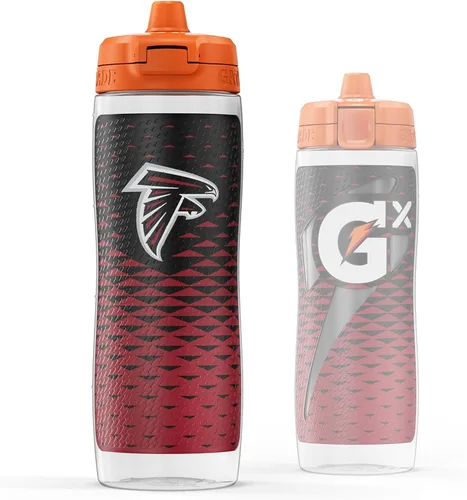 Miniatura 14 de Gatorade Gx NFL - Botellas antideslizantes para apretar, 30 onzas líquidas, sistema de hidratación Gx