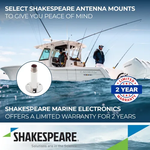 Miniatura 4 de Shakespeare 4365 Marine Straight Mount, Beige, 4 pulgadas