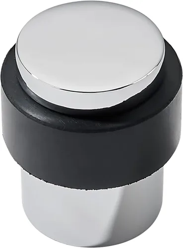 Miniatura 21 de KHTUMEWARE Paquete de 6 topes de puerta de piso de 1-1/2 pulgadas, tope de puerta negro mate, protector de pared para puerta comercial, cuña