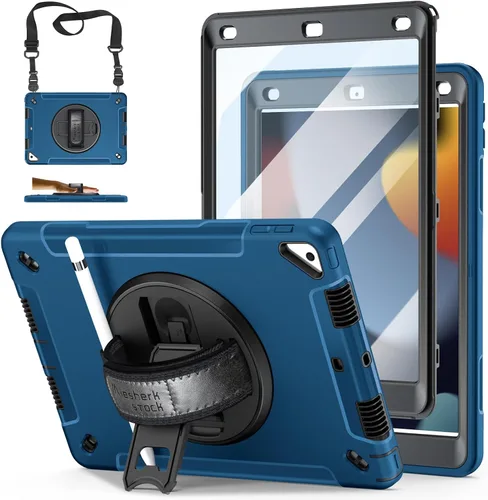 Miniatura 11 de Funda para iPad de 6ª/5ª generación de 9.7 pulgadas: Funda de TPU para iPad 9.7 (2018/2017) y iPad Air 2 de 9.7" con protector de pantalla - Soporte