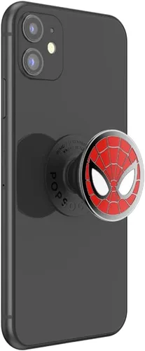 Miniatura 2 de Agarre para teléfono PopSockets con soporte expandible, agarre adhesivo, esmaltado - Marvel Spiderman Esmalte Spiderman