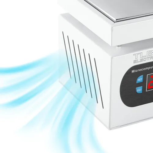 Miniatura 2 de placa caliente de la estación de soldadura de 350W 110V, laboratorio eléctrico del calentador de la reanudación del precalentamiento