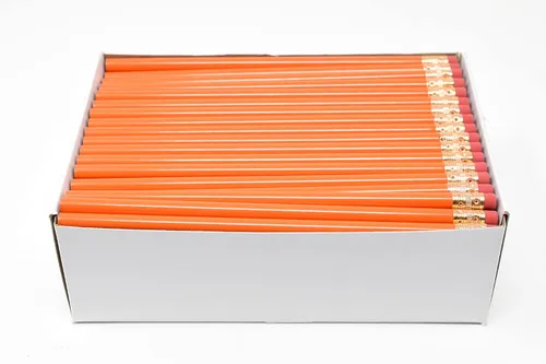 Miniatura 11 de Pencil Guy Lápices redondos en blanco Crema 144 a una caja: No afilados