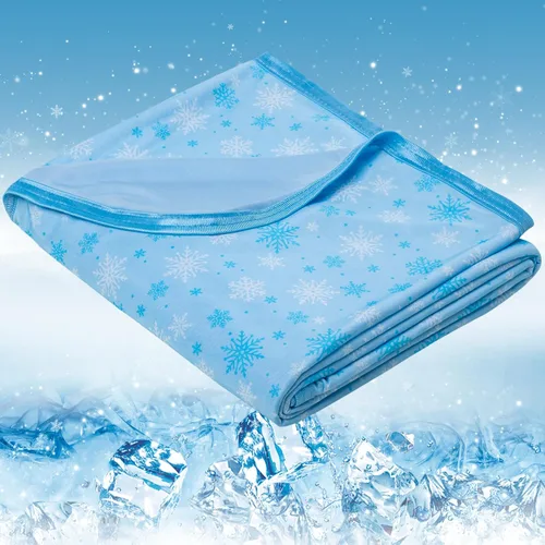 OIGAE - Manta de enfriamiento para quienes se acaloran al dormir - Manta fría y ligera de verano para sudores nocturnos | Perfecta para la cama,