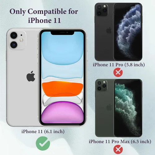 Miniatura 2 de Owncase Funda Magnética para iPhone 11, (Compatible con MagSafe) (Protección Completa de Lente de Cámara) (Esquinas Reforzadas) Funda Parachoques