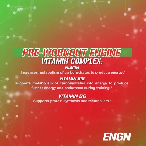 Miniatura 6 de EVL Intense Pre Workout con Creatina - ENGN Bebida en polvo energizante preentreno para hombres para energía duradera, enfoque y recuperación