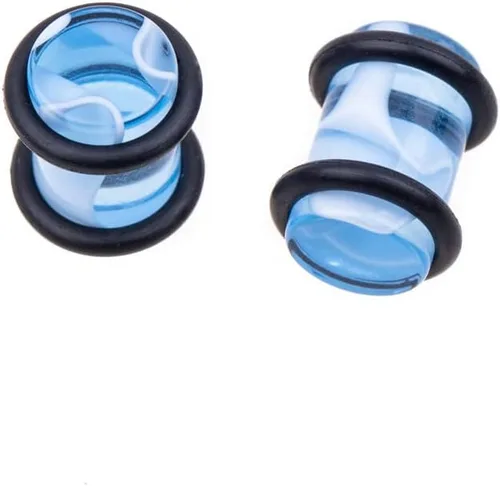 Miniatura 5 de Memsion - Kit de estiramiento para la oreja, 50 piezas, kit de perforación, aretes de calibre 00, 14