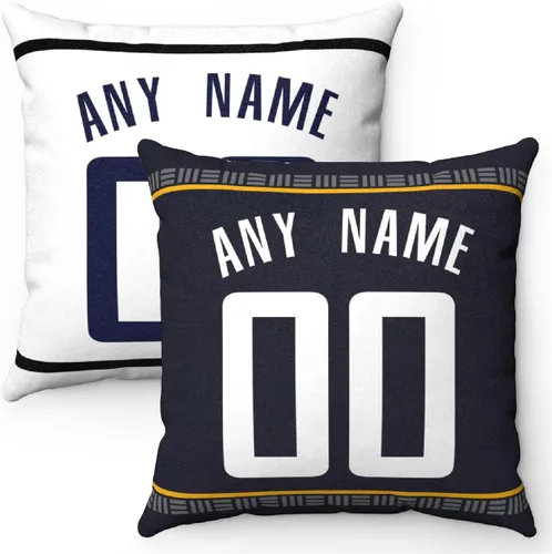 Miniatura 22 de Generic Atlanta - Almohada personalizada con cualquier nombre y número, regalos para hombres, mujeres y jóvenes, 1 paquete