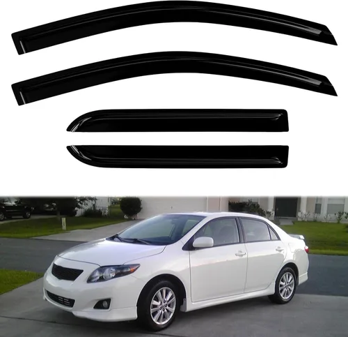 Miniatura 43 de Viseras de ventana protectores de lluvia para Chevy Equinox 2018 2019 2020 2021 2022 2023 2024