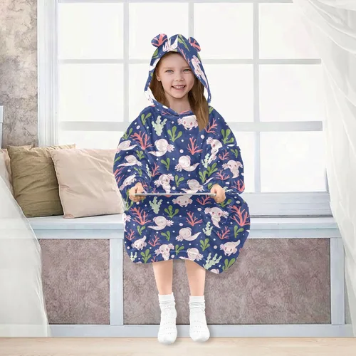 Miniatura 6 de Mantas para niños, súper suaves, cálidas, acogedoras, de gran tamaño, con bolsillo, regalos de 3 a 14 años para niños y niñas y adolescentes Lindo