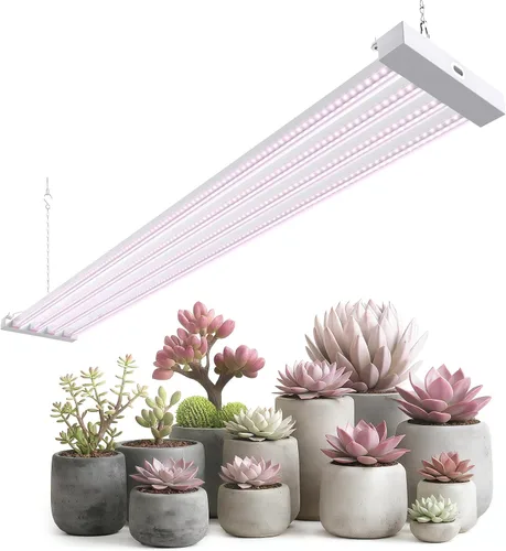 Miniatura 17 de Barrina TX-L63 - Luces de cultivo de 3 pies para plantas de interior, 252 W (4 x 63 W), 4 paneles LED de cobertura más amplia, espectro completo
