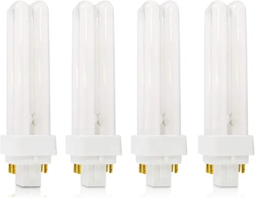 Miniatura 4 de PLC-18W 827, 4 pines G24q-2, tubo doble de 18 vatios, bombilla fluorescente compacta, sustituye a Sylvania 20683 y Philips 38329-9 - PL-C 2700K