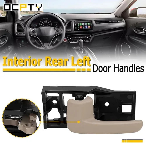 Miniatura 2 de OCPTY Manijas de puerta interiores y traseras para el lado izquierdo del conductor, repuesto para Toyota Tundra 2000-2006 para Toyota Tundra