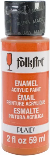 Miniatura 17 de FolkArt Pintura esmaltada para vidrio y cerámica en varios colores (2 onzas), 4013, grano de café Granos de café