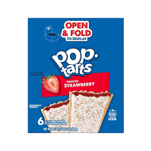 Miniatura 9 de Pop-Tarts Pasteles tostadores, fresa esmerilada, 22 onzas (72 unidades)
