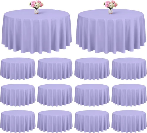 Miniatura 134 de Showgeous Paquete de 4 manteles rectangulares de poliéster de 60 x 102 pulgadas, resistentes a las arrugas, lavables, para bodas, mesas de comedor