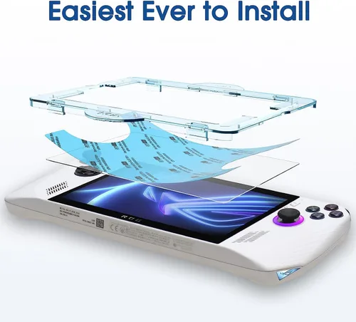 Miniatura 2 de amFilm Protector de pantalla OneTouch para ASUS ROG Ally X 2024 / ROG Ally 2023 7'' Instalación con alineación automática Sin burbujas Vidrio
