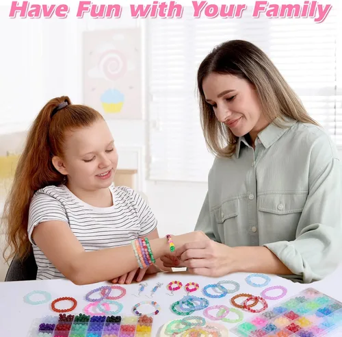 Miniatura 7 de shynek 2800 cuentas de cristal de 6 mm para pulseras, 56 colores de cuentas de cristal para hacer joyas, pulseras y manualidades DIY
