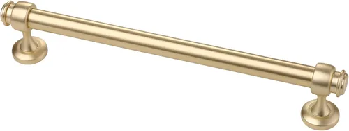 Miniatura 8 de Alzassbg - Paquete de 10 tiradores dorados cepillados para gabinete, manijas de cocina de 3 pulgadas (76mm) de centro a centro de agujero, barra