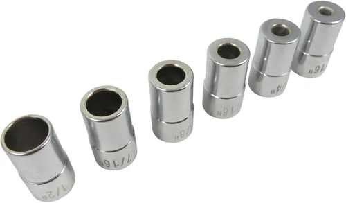 Miniatura 4 de Kit de guía de taladro con 6 bujes de 3/16", 1/4", 5/16", 3/8", 7/16" y 1/2