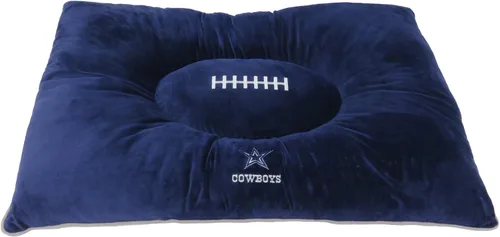 Miniatura 16 de NFL PET Bed - Cama de almohada de felpa suave y acogedora de Arizona Cardinals. Cama de fútbol para perros. Cama de colchón deportivo cálido