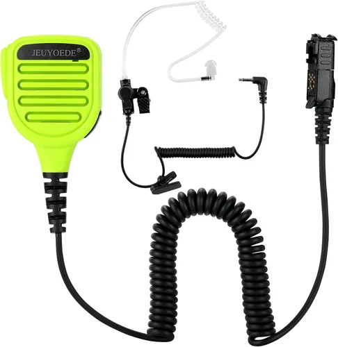 Miniatura 8 de Micrófono de radio impermeable con control remoto Walkie Talkie Micrófono con conector de audio de 0.138 in compatible con Motorola XPR3300 XPR3300e