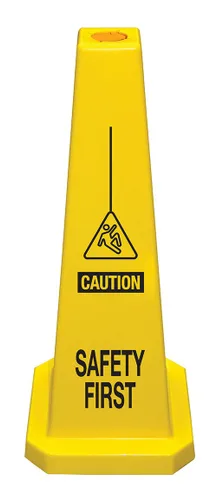 Miniatura 6 de Cortina Lamba 25" Cone "Safety First" Español, 03-600-07, Amarillo 25" amarillo.