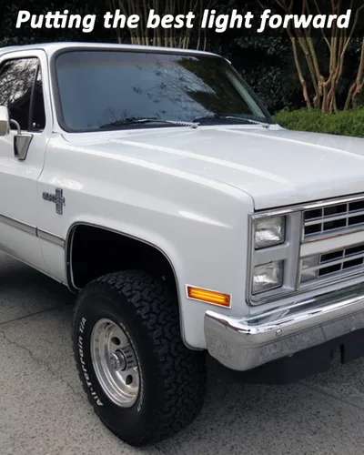 Miniatura 8 de Bestview Luces de posición laterales LED Compatibles con 1981-1991 Chevy C10 C20 C30 GMC C1500 C2500 Suburban Blazer Jimmy, lado del conductor