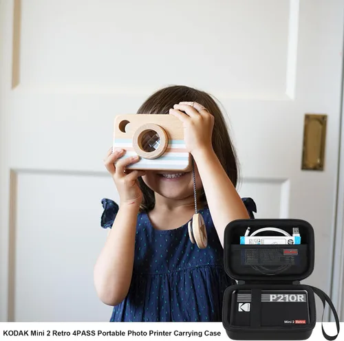 Miniatura 7 de Elonbo Funda de transporte para impresora fotográfica portátil KODAK Mini 2 Retro 4PASS, cámara digital de impresión instantánea a color mini, bolsa