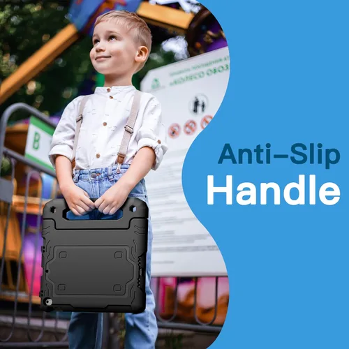 Miniatura 3 de JETech Funda para iPad de 10.2 pulgadas (9ª/8ª/7ª generación, 2021/2020/2019) con protector de pantalla integrado, a prueba de golpes, funda Negro